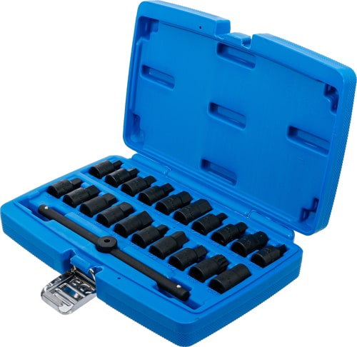 Set chei pentru buson baie de ulei, actionare 3/8”, 21 piese BGS 1014 [3]