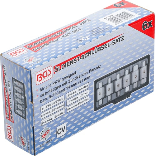 Set chei pentru schimb de ulei, 6 piese BGS 1015 [6]