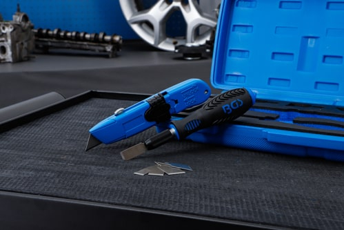 Set cutter si razuitor cu lame de rezerva, 27 piese BGS 364 [7]