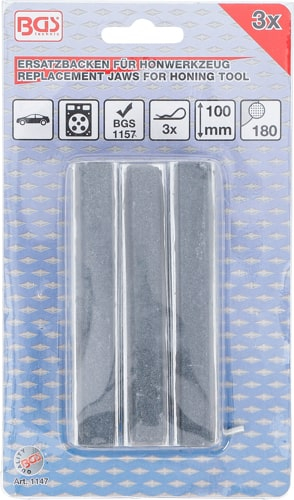 Set pietre abrazive pentru dispozitiv de honuit, capete 100 mm, K 180 BGS 1147 [2]