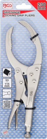Cleste autoblocant pentru filtre ulei, deschidere 53-115 mm, 230 mm BGS 1038 [3]
