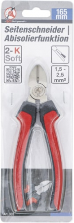 Cleste sfic cu 2 fante pentru dezizolat cabluri electrice, 165 mm BGS 332 [3]