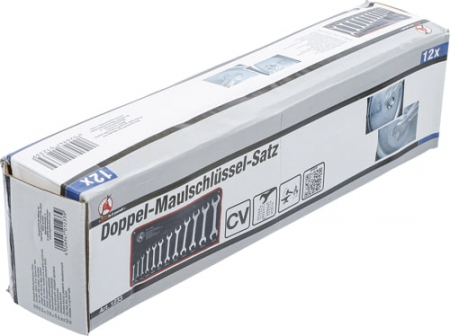 Set chei fixe duble 6x7 - 30x32 mm, 12 piese BGS 1233 [4]