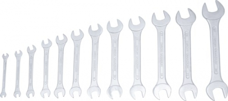 Set chei fixe duble 6x7 - 30x32 mm, 12 piese BGS 1233 [2]