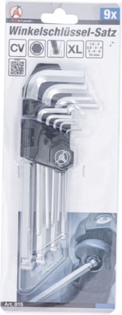 Set chei imbus tip L 1.5-10 mm, 9 piese BGS 815 [5]