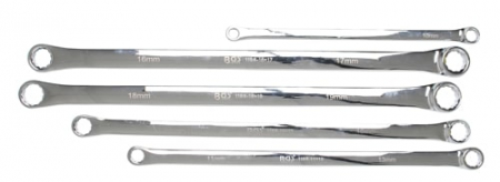 Set chei inelare drepte extra lungi 8-19 mm, 5 piese BGS 1187 [1]
