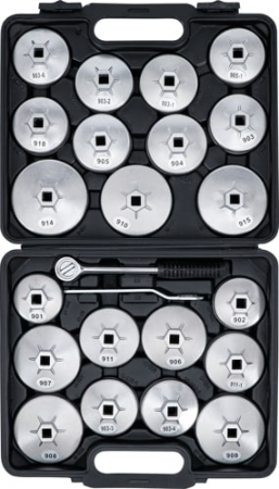 Set chei pentru filtre de ulei, antrenare 1/2", 23 piese BGS 1035 [3]