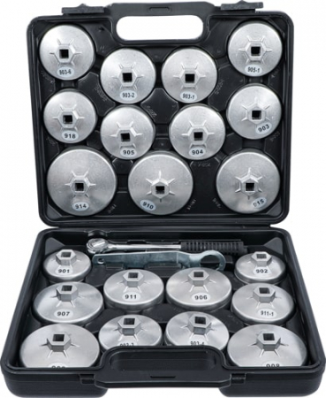 Scule Speciale - Set chei pentru filtre de ulei, antrenare 1/2", 23 piese BGS 1035