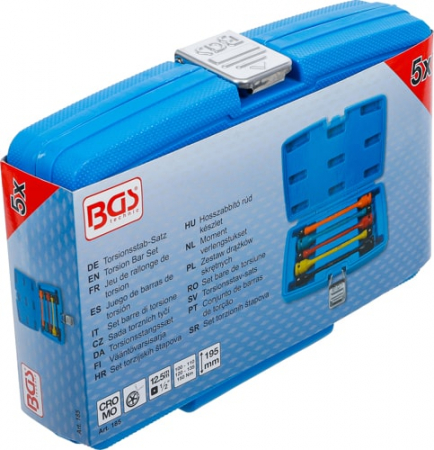 Set prelungitoare pentru prezoane de roti cu limitare la strangere, 100-150 Nm, 5 piese BGS 185 [4]