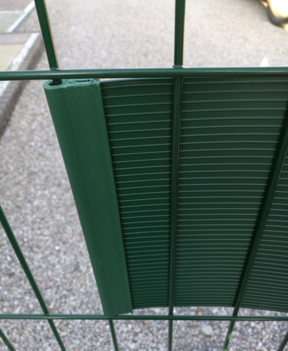 Cleme pentru banda gard, 19 x 2cm, gri deschis [9]