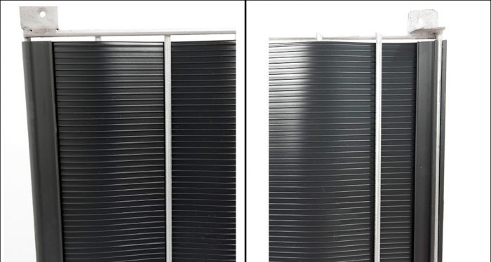 Cleme pentru banda gard, 19 x 2cm, gri deschis [6]