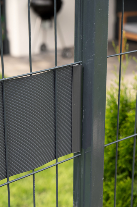 Cleme pentru banda gard, 19 x 2cm, alb [7]