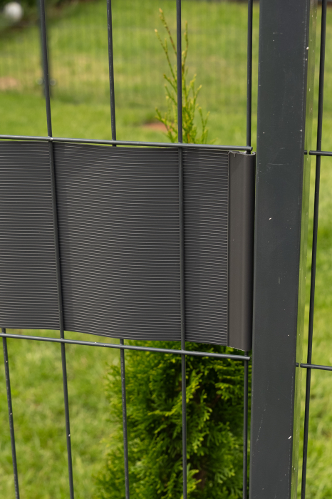 Cleme pentru banda gard, 19 x 2cm, alb [8]