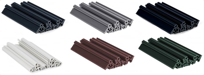 Cleme pentru banda gard, 19 x 2cm, verde [4]