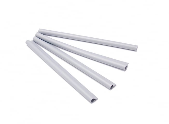 Clips pentru banda gard, 19 x 1,5cm, gri deschis [2]