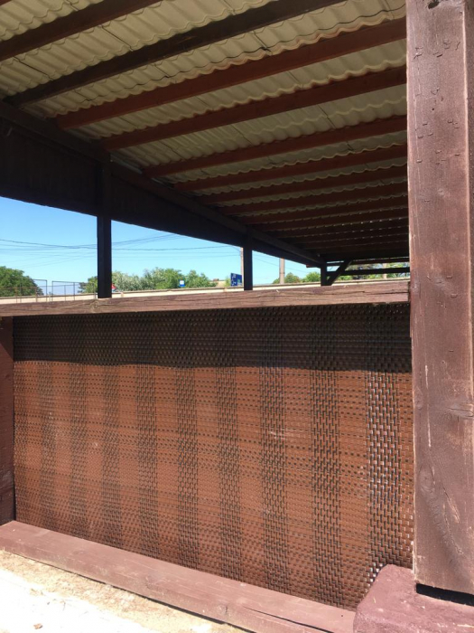 Paravan intimitate balcon, Rattan Tehnic, latime 0,9m x 1m, maro inchis [9]