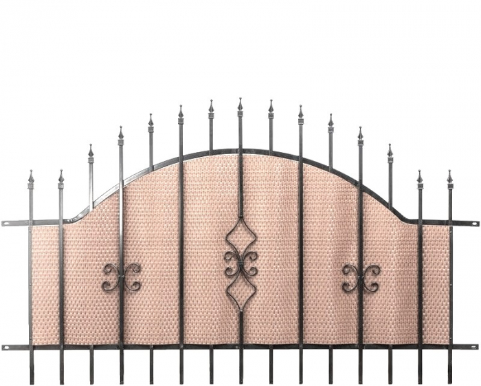 Paravan intimitate gard, Rattan Tehnic, latime 1m x 1m, bej [4]