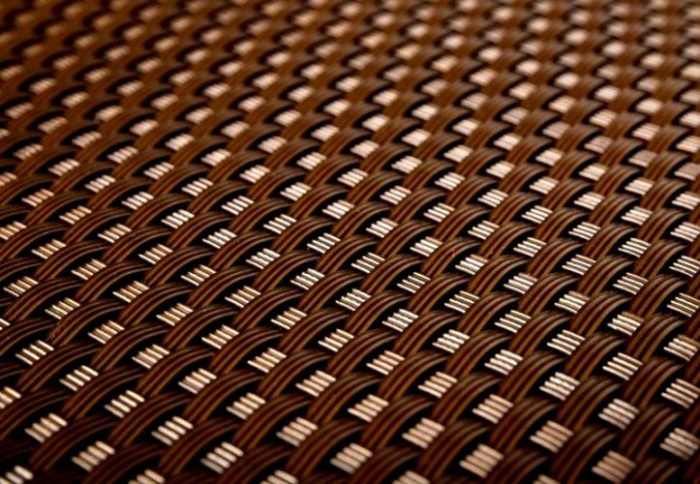 Paravan intimitate gard, Rattan Tehnic, latime 1m x 1m, maro [3]