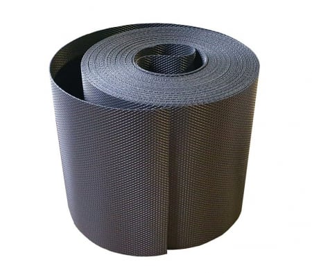 Benzi Polipropilena - Banda intimitate gard, PP Diamond, 19cm x 20,4m, antracit