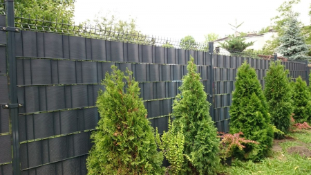 Banda intimitate gard, PP Diamond, 19cm x 20,4m, gri deschis [1]