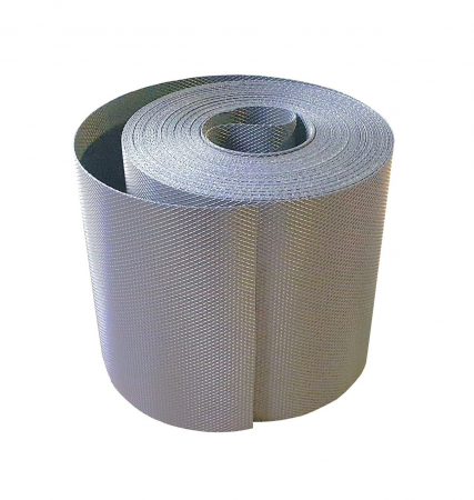 Benzi Polipropilena - Banda intimitate gard, PP Diamond, 19cm x 20,4m, gri deschis