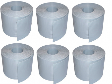 Banda intimitate, opacizare gard, PP Line, 19cm x 26m, gri deschis [2]