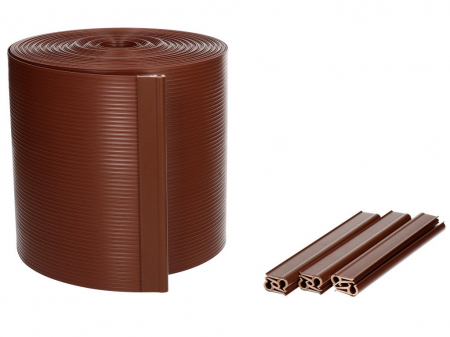 Banda intimitate, opacizare gard, PP Line, 19cm x 26m, maro [1]