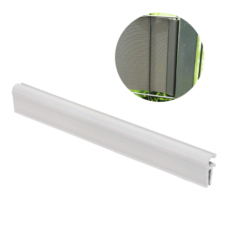 Cleme pentru banda gard, 19 x 2cm, alb [4]