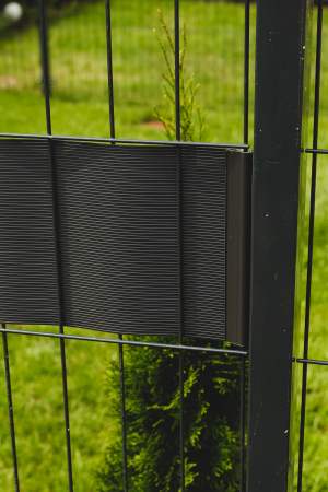 Cleme pentru banda gard, 19 x 2cm, negru [8]