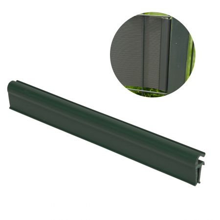 Cleme pentru banda gard, 19 x 2cm, verde [4]