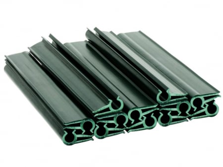 ACCESORII - Cleme pentru banda gard, 19 x 2cm, verde