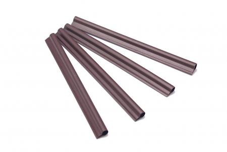 Clips pentru banda intimitate gard, PVC 19 x 1,5cm, maro inchis [1]