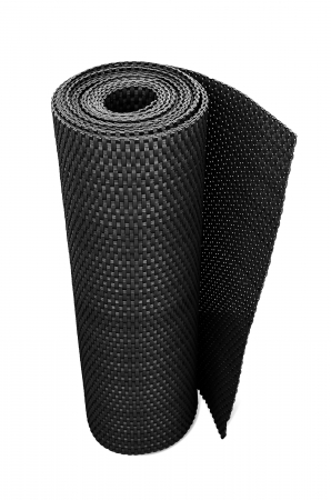 Paravan intimitate balcon, Rattan Tehnic, latime 0,9m x 1m, negru [1]