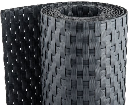 Paravan intimitate gard, Rattan Tehnic, latime 1m x 1m, antracit [1]