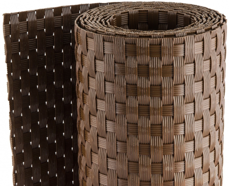 Paravan intimitate gard, Rattan Tehnic, latime 1m x 1m, maro [1]