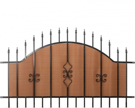 Paravan intimitate gard, Rattan Tehnic, latime 1m x 1m, maro [3]