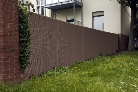 Paravan intimitate gard, Rattan Tehnic, latime 1m x 1m, maro pai [6]
