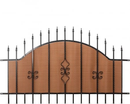 Paravan intimitate gard, Rattan Tehnic, latime 1m x 1m, maro pai [3]