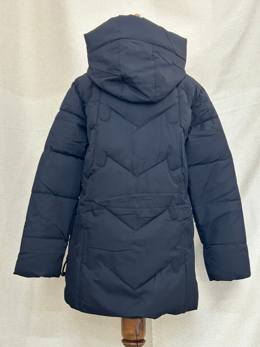 Geacă lungă negru cu glugă [1]