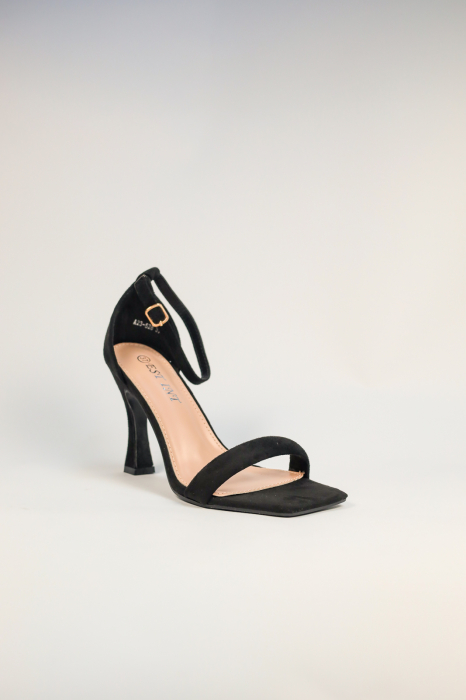 Sandale elegante negre cu toc cui [3]