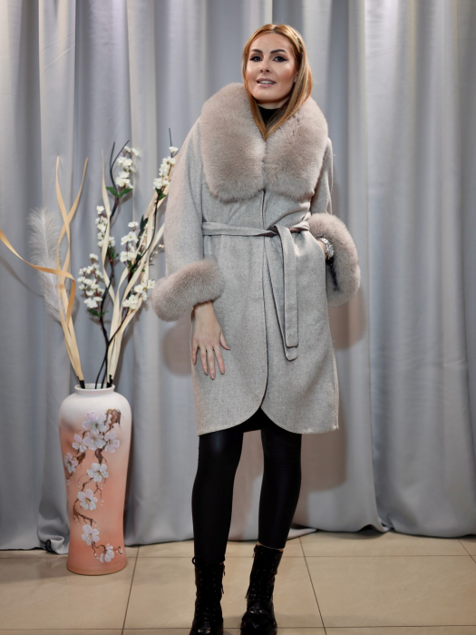 Palton Alpaca beige [3]