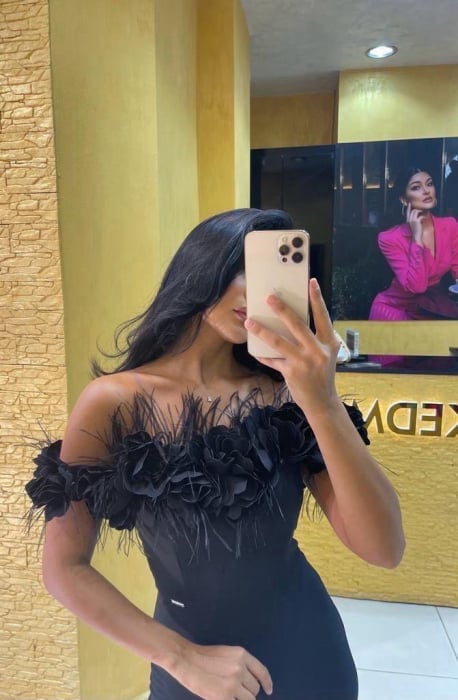 Rochie Elegantă Scurtă Neagră [2]