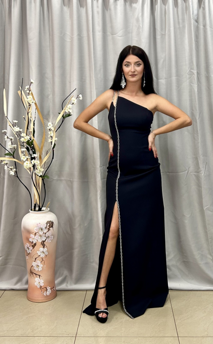 Rochie Elegantă Lungă Neagră [3]