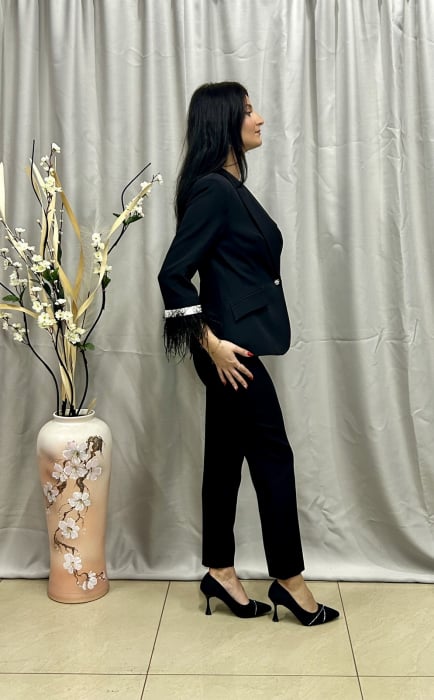 Compleu Negru  ( sacou + pantalon) [2]