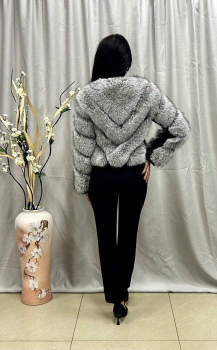 Jaketă Gri blăniță ecologică [3]