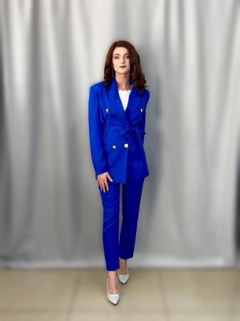 Compleu albastru ( sacou + pantalon) [3]