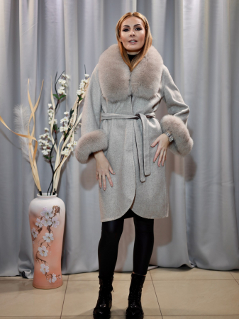 PALTOANE - Palton Alpaca beige