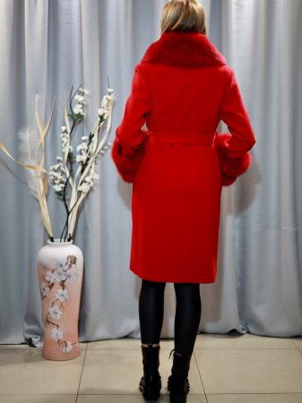 Palton cașmir roșu [2]
