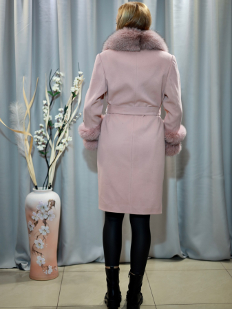 Palton cașmir roz pudră [2]