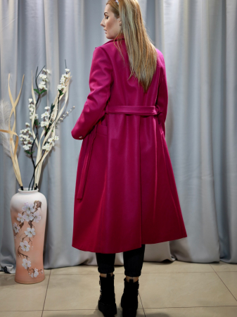 Palton stofă  magenta mărime universală [1]